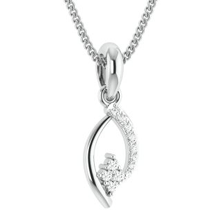 Jordyn Round Diamond Office Wear Pendant